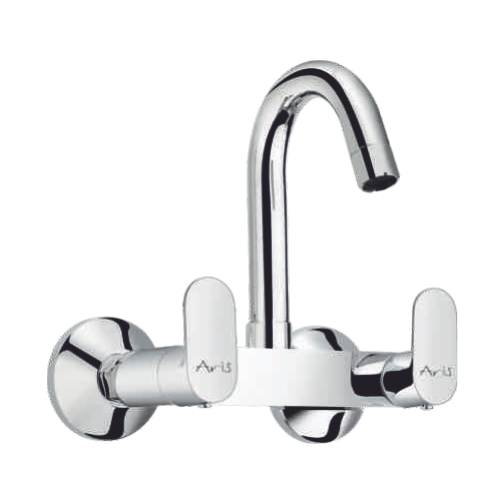 Ornamix Sink Cock With Extended Swinging Spout Table Mounted Aris