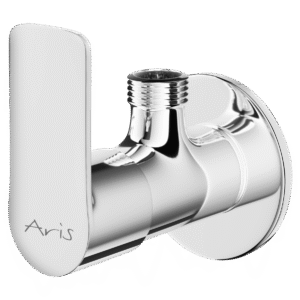 Angular Stop Cock With Wall Flange