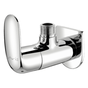 Angular Stop Cock With Wall Flange