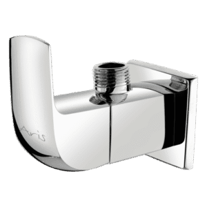 Angular Stop Cock With Wall Flange