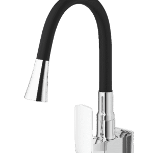 Flexible Sink Cock With Dual Flow Spout & Flange