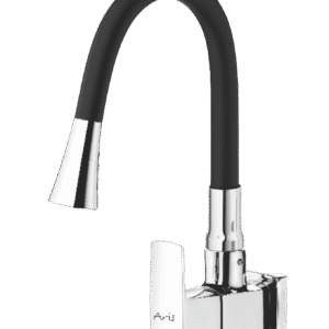 Flexible Sink Cock With Dual Flow Spout & Flange