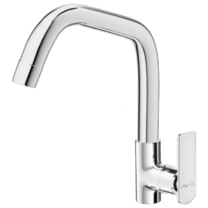 Sink Cock With Extended Swinging Spout (Table Mounted)