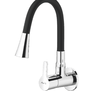 Flexible Sink Cock With Dual Flow Spout & Flange