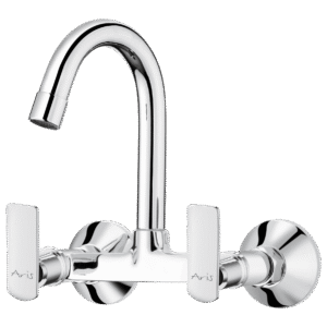 Sink Mixer With Regular Swinging Spout (Wall Mounted)