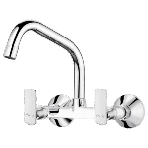 Sink Mixer With Extended Swinging Spout (Wall Mounted)