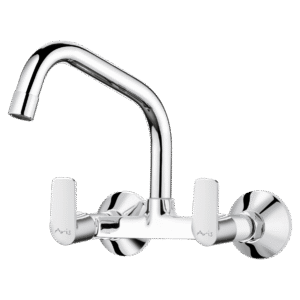 Sink Mixer With Extended Swinging Spout (Wall Mounted)