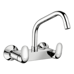 Sink Mixer With Extended Swinging Spout (Wall Mounted)
