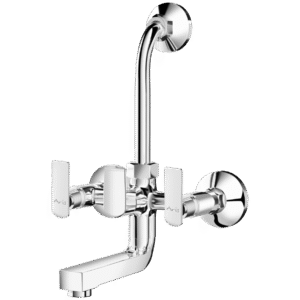 Wall Mixer Telephonic With Wall Bend For Arrangment Of Overhead Shower (Wall Mounted)