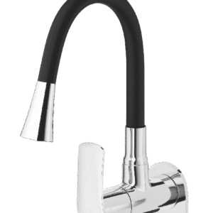 Flexible Sink Cock With Dual Flow Spout & Flange