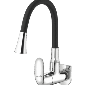 Flexible Sink Cock With Dual Flow Spout & Flange