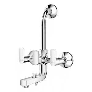Wall Mixer 3 In 1 With Wall Bend For Arrangement Of Telephonic & Overhead Shower (Wall Mounted)