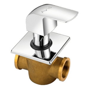 Full Flow Stop Cock Control Valve With Wall Flange