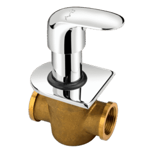 Full Flow Stop Cock Control Valve With Wall Flange