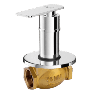 Flush Cock with Adjustable Wall Flange (25mm)