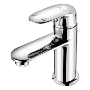Single Lever Basin Mixer With 450 mm Braided Hoses