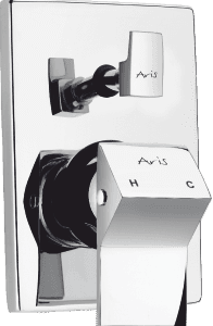 Single Lever Exposed Part Of High-flow Diverter
