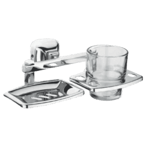 Tumbler Holder with Soap Dish