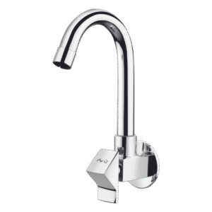 Sink Cock With Regular Swinging Spout (Wall Mounted)