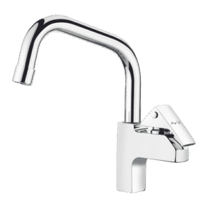 Sink Cock With Extended Swinging Spout (Table Mounted)