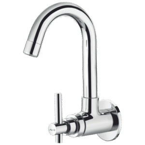Sink Cock With Regular Swinging Spout (Wall Mounted)