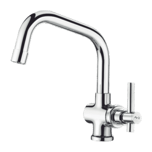 Sink Cock With Extended Swinging Spout