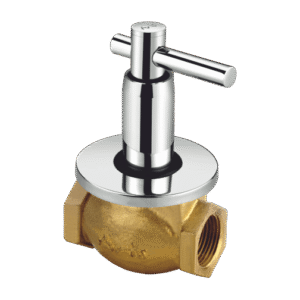 Flush Cock With Adjustable Wall Flange