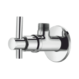 Angular Stop Cock With Wall Flange