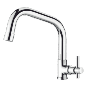 Sink Cock With Extended Swinging Spout (Table Mounted)