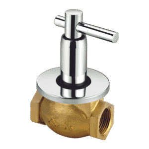 Flush Cock With Adjustable Wall Flange