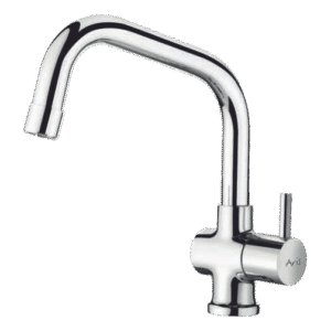 Sink Cock With Extended Swinging Spout