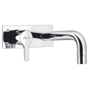 Exposed Part Kit Of Single Concealed Stop Cock With Basin Spout And Wall Flange