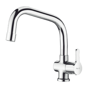 Sink Cock With Extended Swinging Spout (Table Mounted)