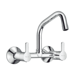 Sink Mixer With Extended Swinging Spout (Wall Mounted)