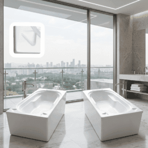 ABS Silver Bath Tub