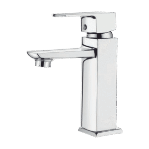 Single Lever Basin Mixer with 450mm Braided Hoses