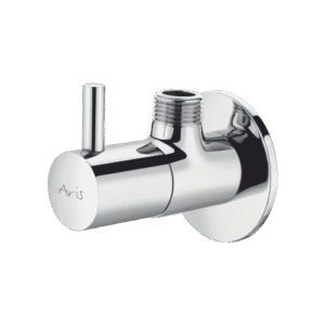 Angular Stop Cock With Wall Flange