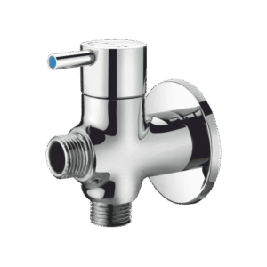 2-Way Angular Stop Cock With Wall Flange