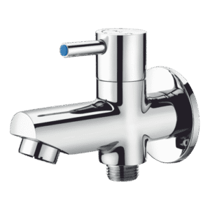2-Way Bib Cock With Wall Flange