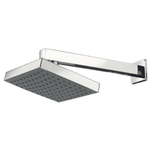 Overhead Shower Square (6"x6") With 12" S.S. Arm & Flange