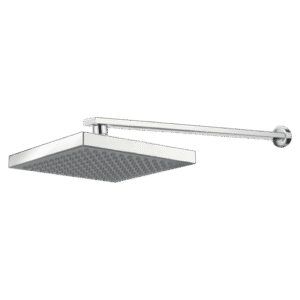 Overhead Shower Square (8"x8") With 15" S.S. Arm & Flange