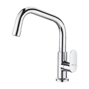 Sink Cock With Extended Swinging Spout (Table Mounted)