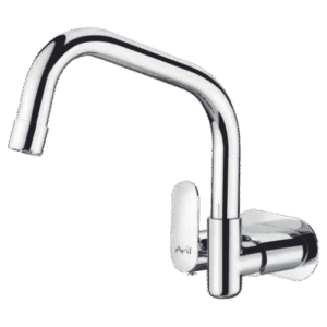 Sink Cock With Extended Swinging Spout