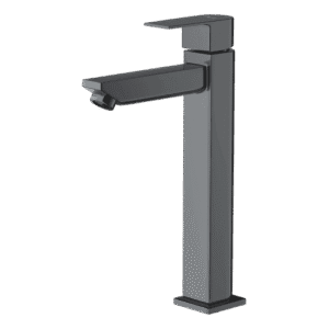 Single Lever Basin Mixer With Extended Body Fix Spout With 600mm Braided Hoses