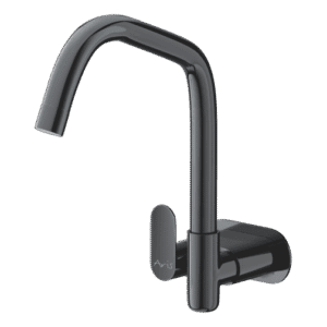 Sink Cock With Extended Swinging Spout (Wall Mounted)