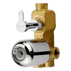 Concealed Body for 3-inlet Single Lever Diverter 45mm Cartridge