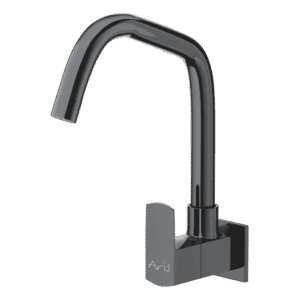 Sink Cock With Extended Swinging Spout (Wall Mounted)