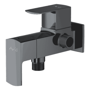 2-Way Angular Stop Cock With Wall Flange