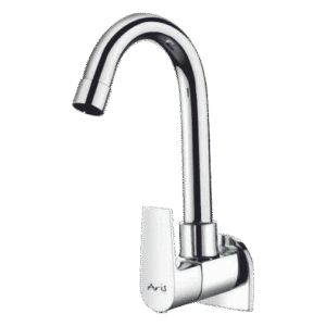 Sink Cock With Regular Swinging Spout (Wall Mounted)