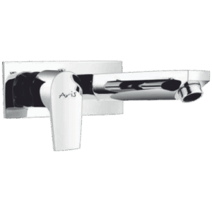 Exposed Part Kit Of Single Concealed Stop Cock With Basic Spout And Wall Flange